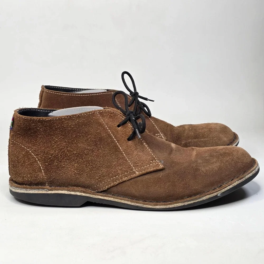 Veldskoen Heritage Chukka Desert Boots Men's Size 11 - 11.5 Brown Suede Shoes